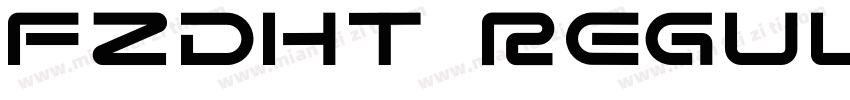 FZDHT Regular字体转换